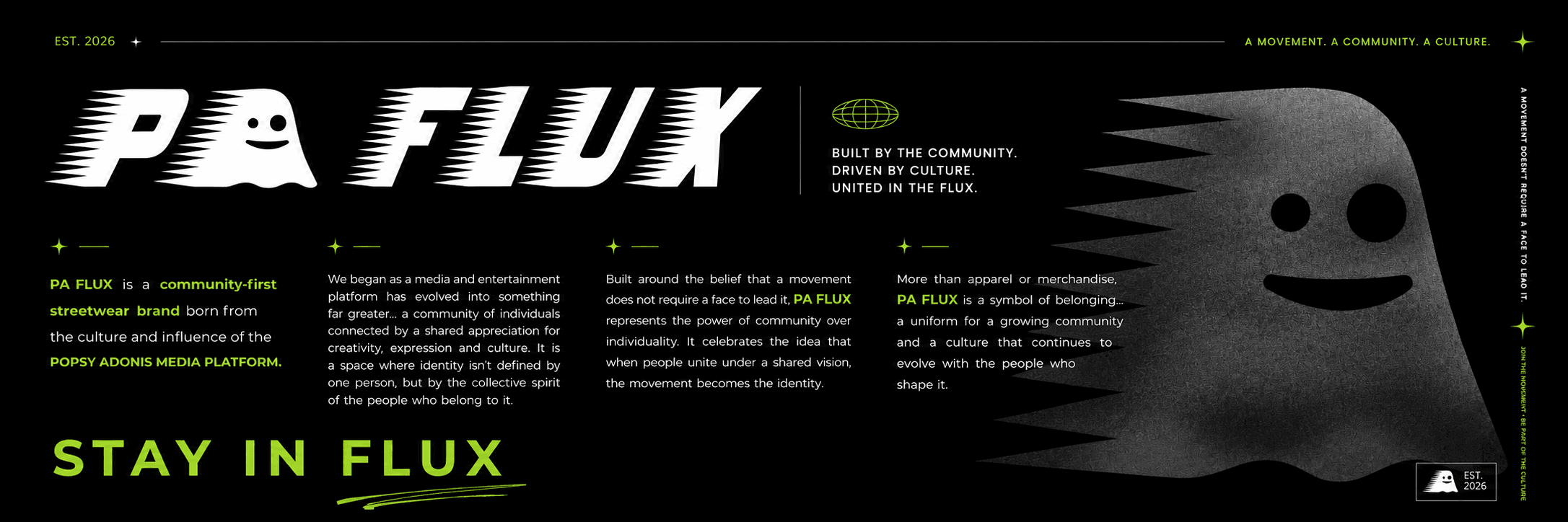 PA FLUX collection header
